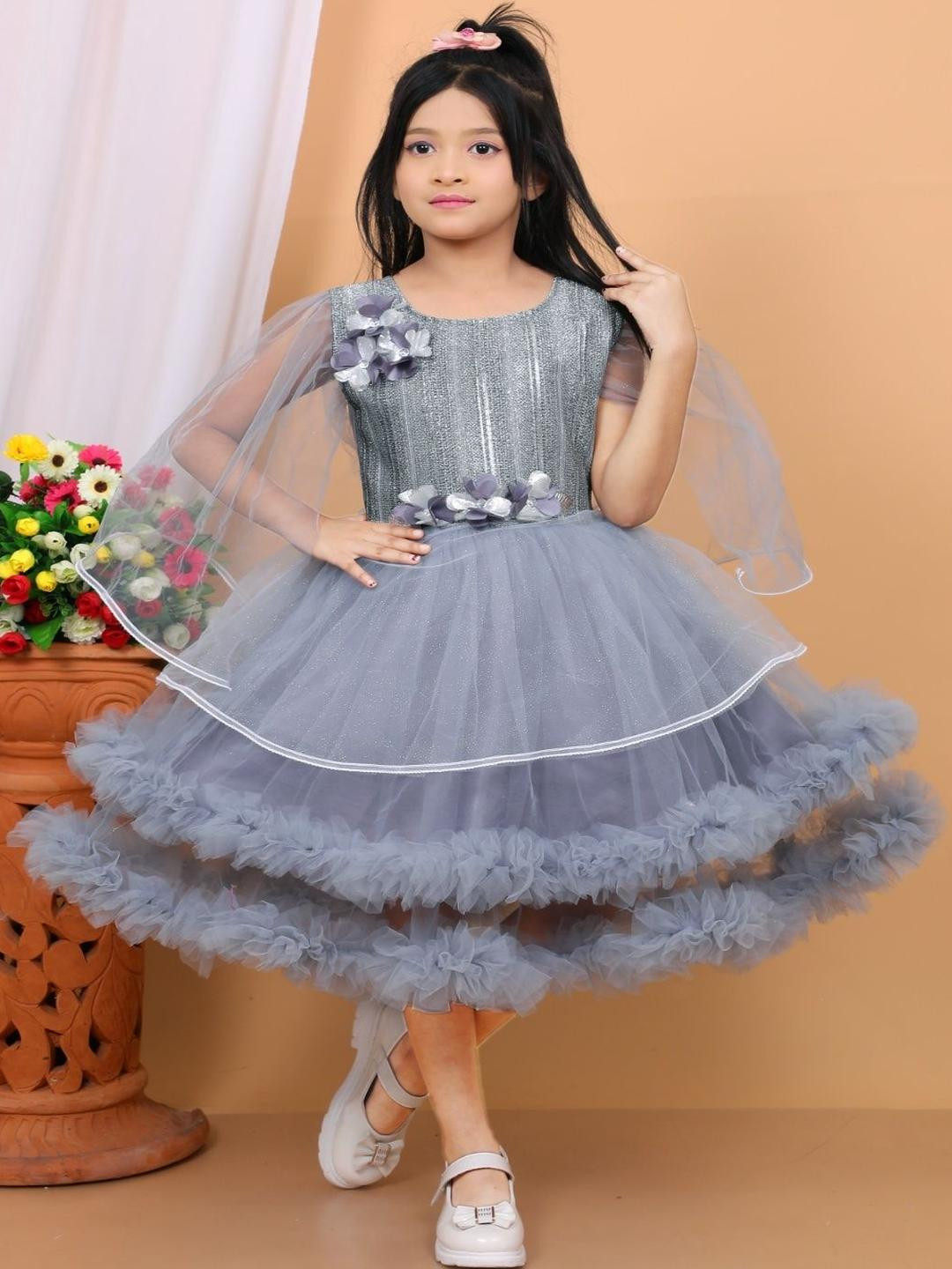 Bongprince Net Fit & Flare Dress