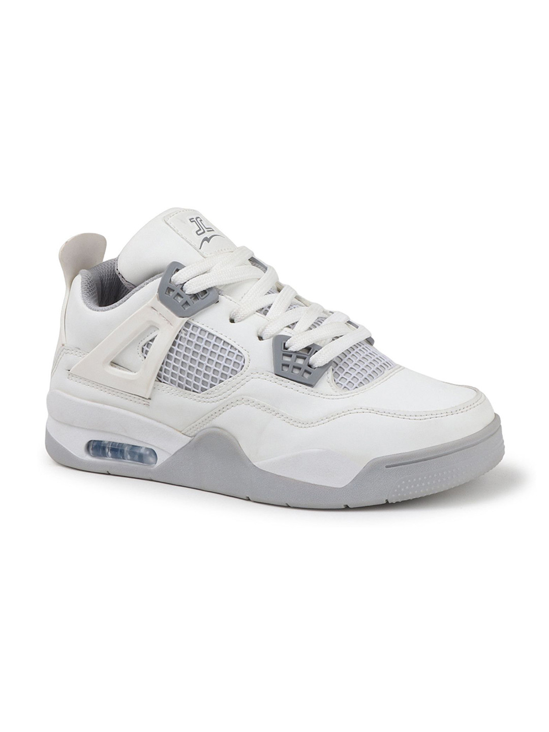 JUMPLITE Men JL-ROCKY Rexine Contrast Sole Sneakers