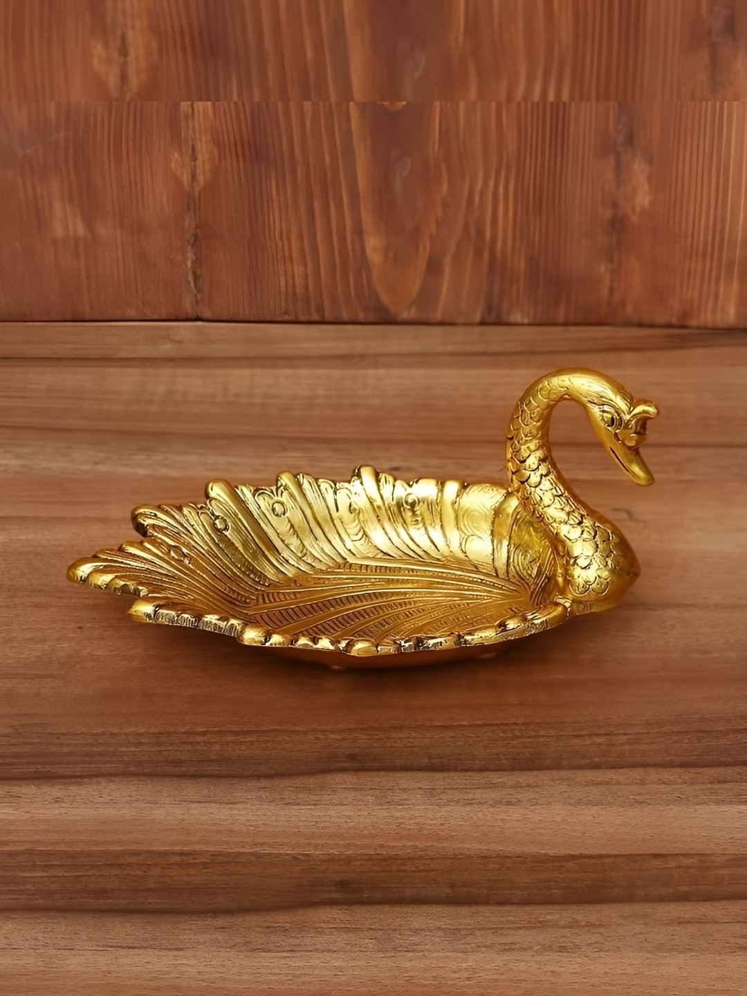 Myntra Elegant Homes Gold-Toned Birds And Animals Curio Showpiece