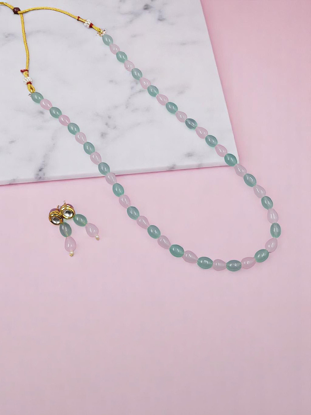 Knigght Angel Jewels Artificial Beads Beaded Jewellery Set