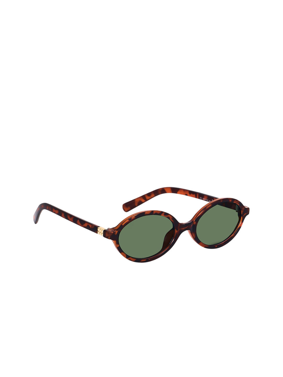 4Flaunt Unisex Brown Sunglasses 4F-ESSNTL05