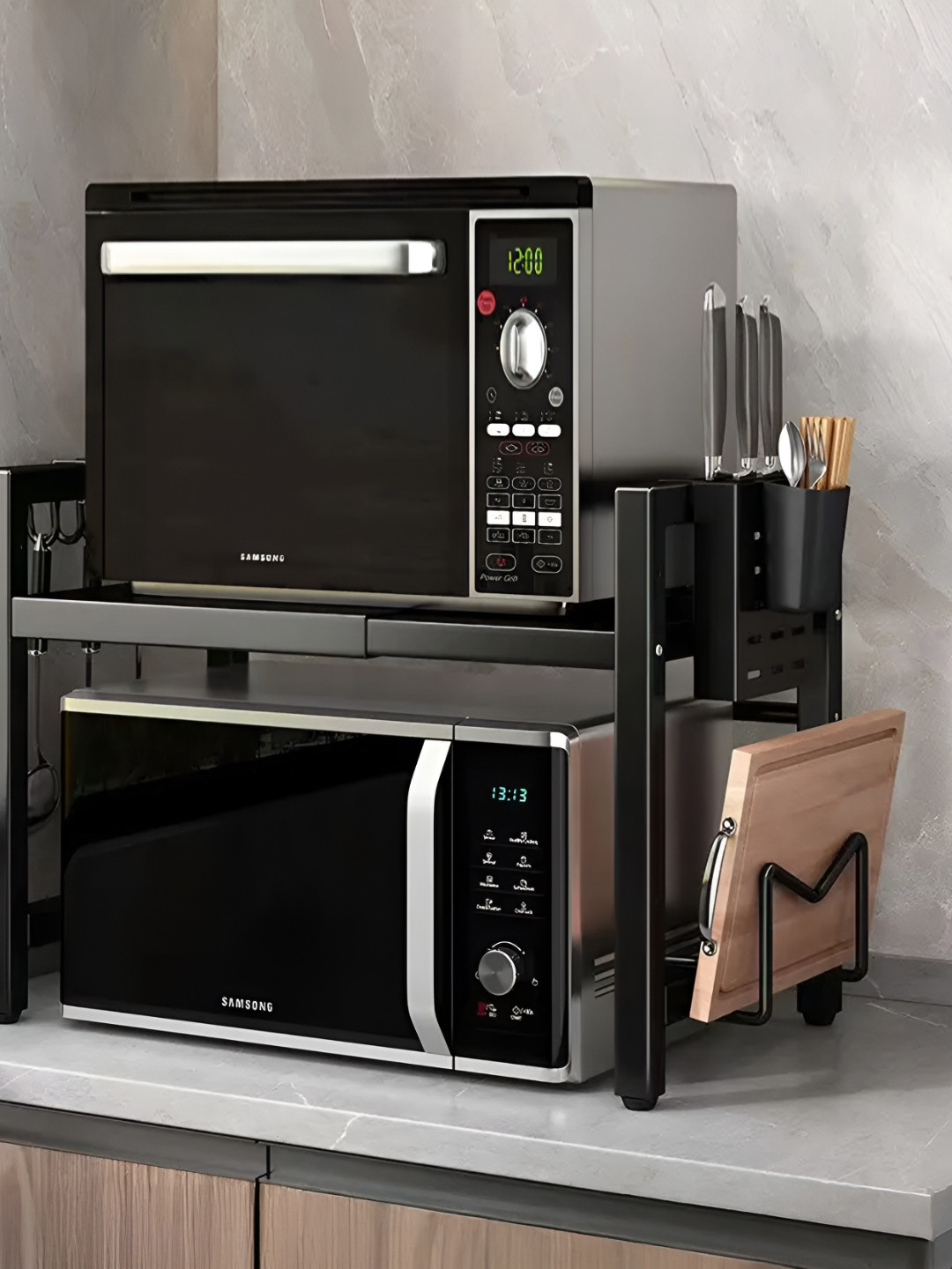 RUBHUB Black Set of 1 Super Strong Separator Organisers