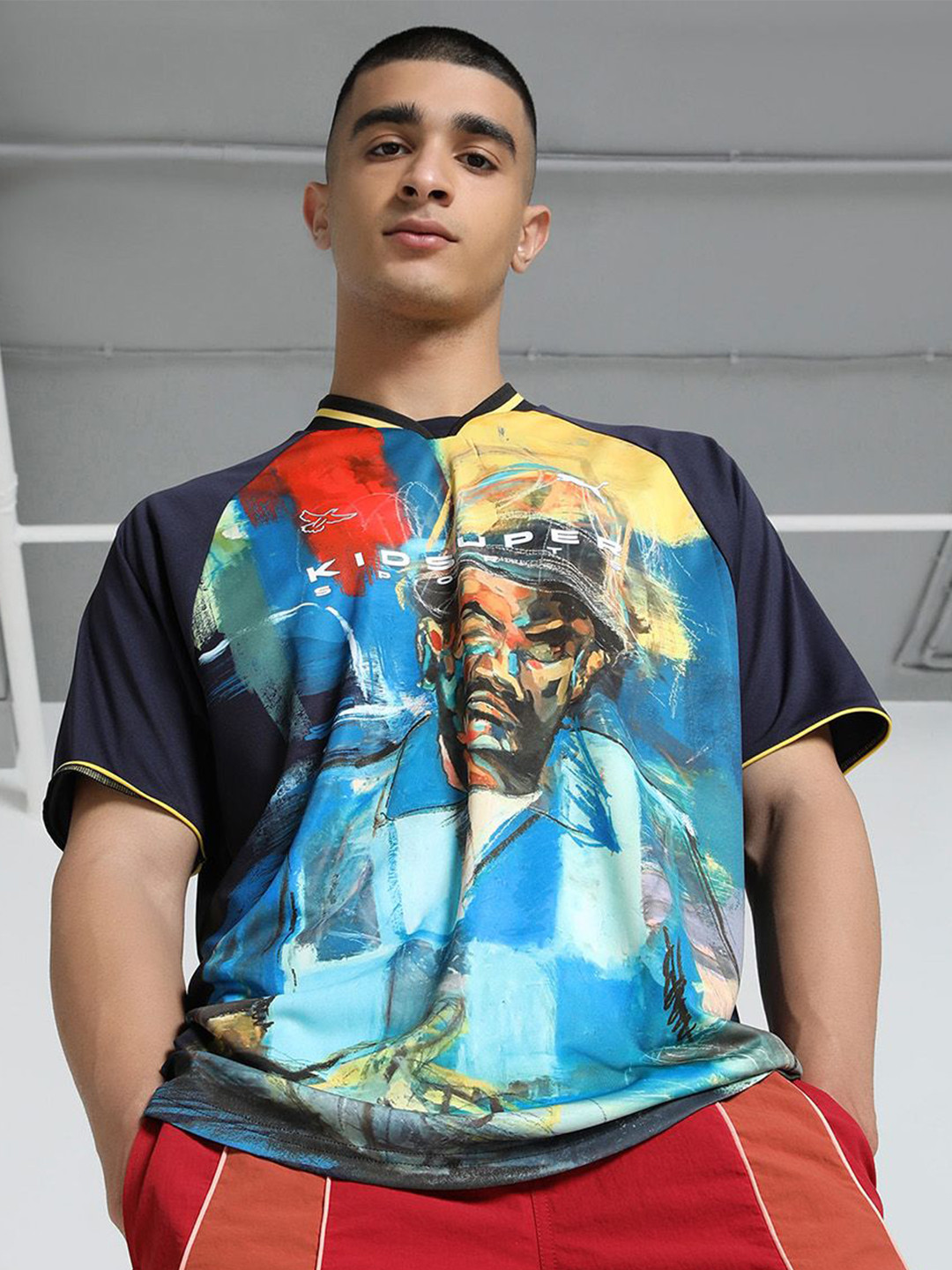 Puma x Kidsuper Graphic Printed Oversized Jersey T-Shirt