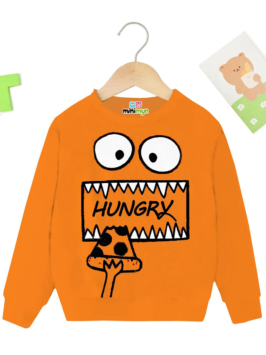 MINI MYN Boys Humour and Comic Printed Sweatshirt