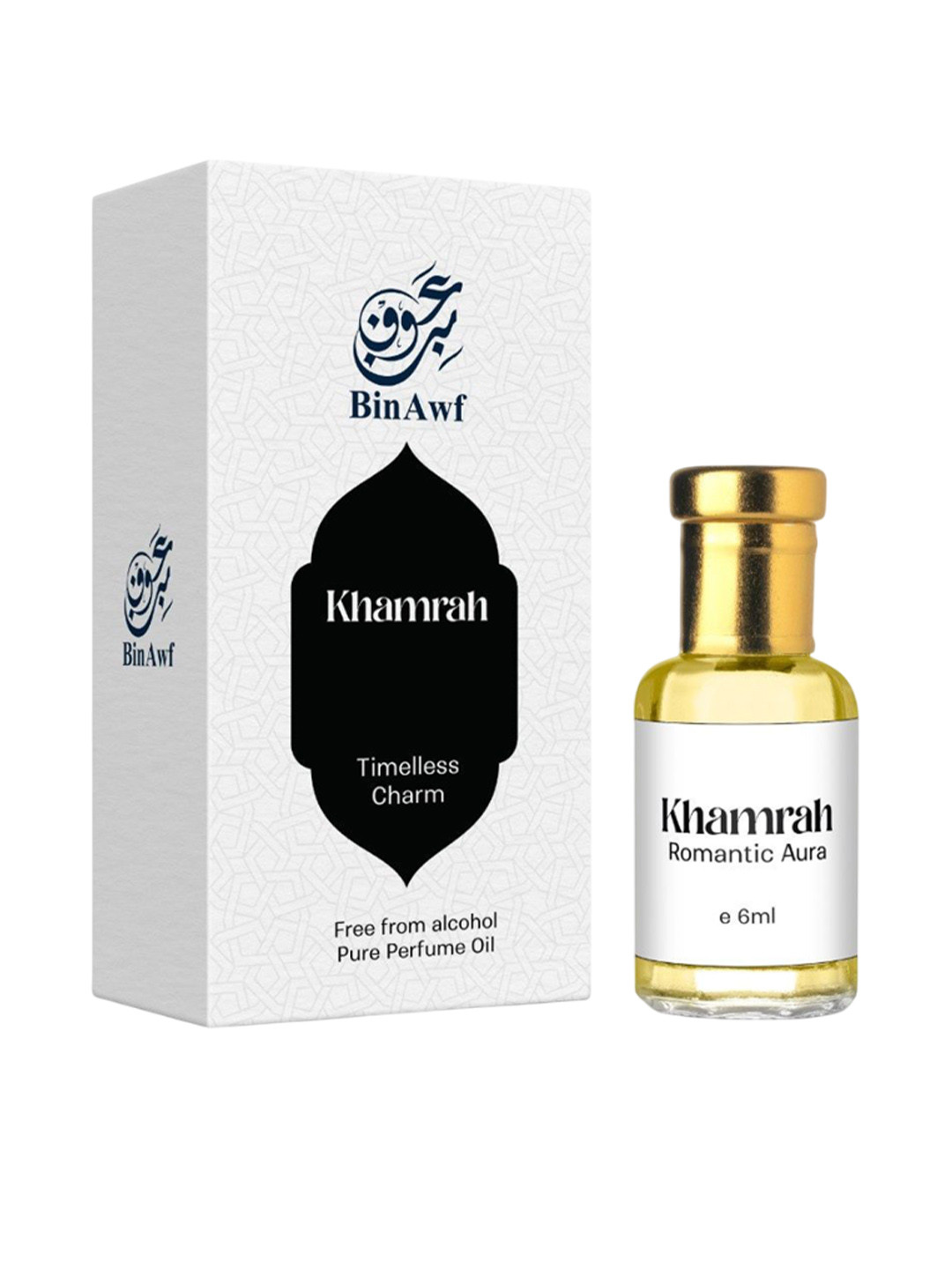 BinAwf Khamra Timeless Charm Long Lasting Non Alcohol Attar- 6 ml