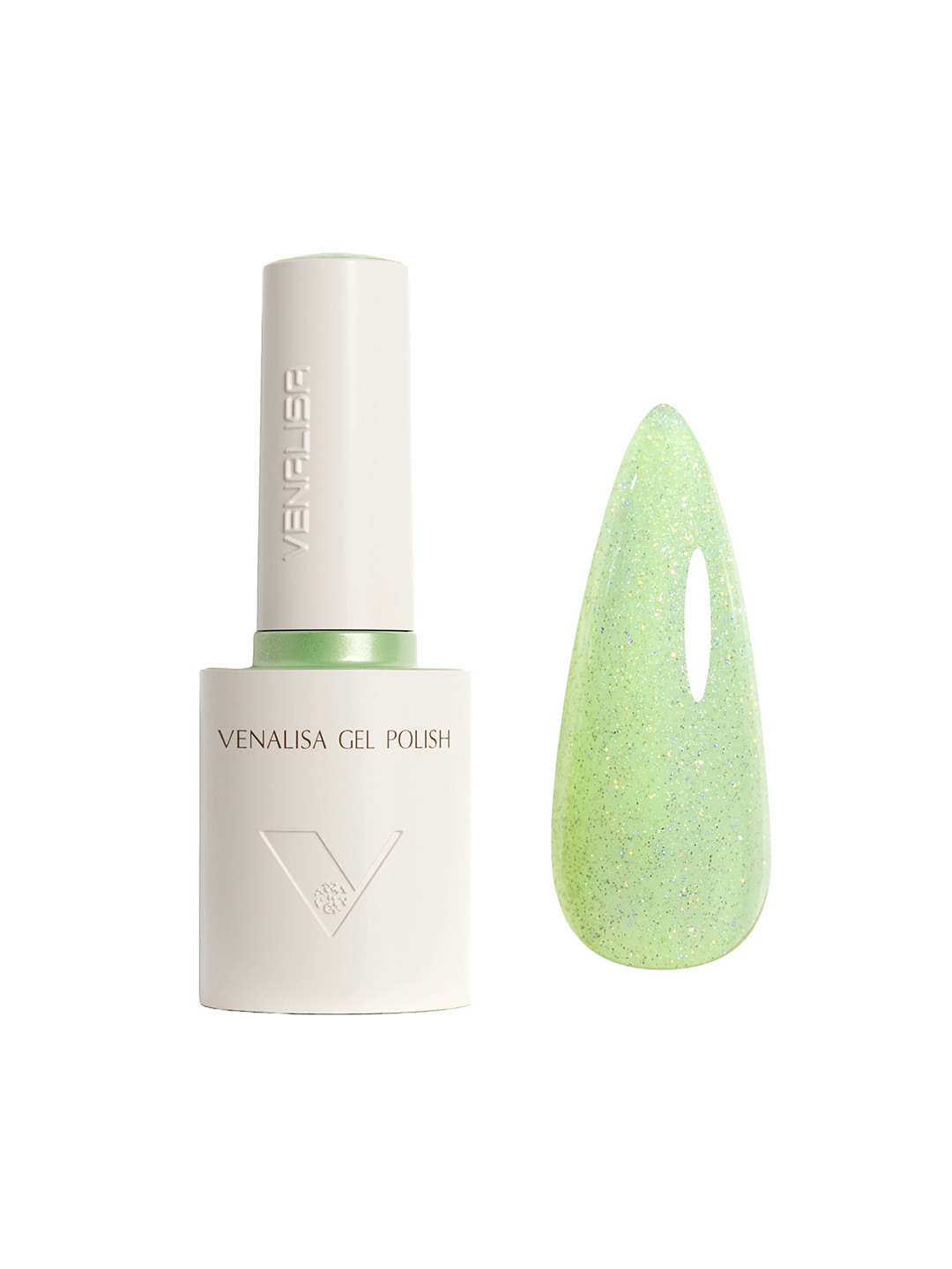 VENALISA Hema TPO Free Long Lasting Gel Nail Polish - 10 ml - Seafoam Sparkle 5016