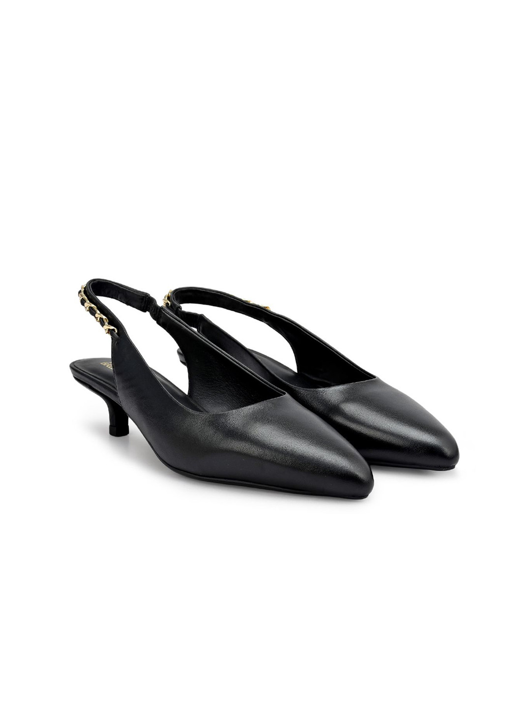 ROSSO BRUNELLO Women Leather Kitten Heels