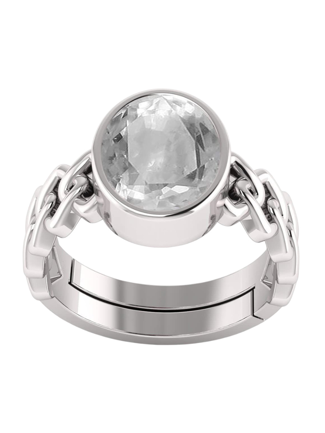 RSPR 3.25 Ratti 2.6CT Certified Sapphire Stone Studded Finger Ring