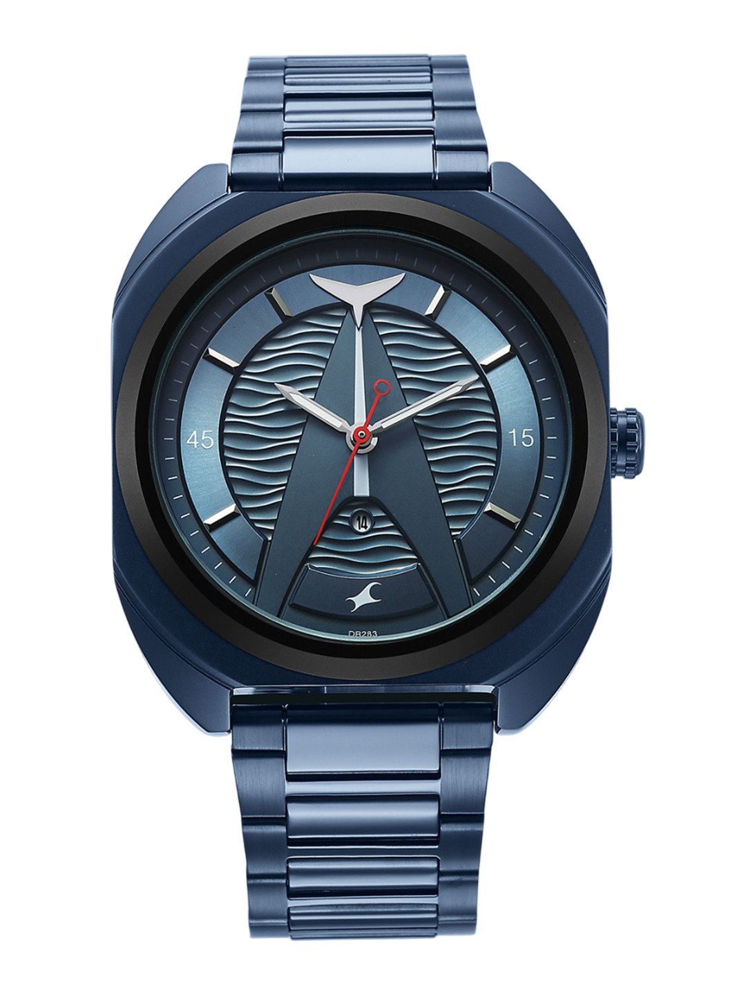 Fastrack Oceanyx Quartz Shaped Dial Men's Watch - 3326KM02