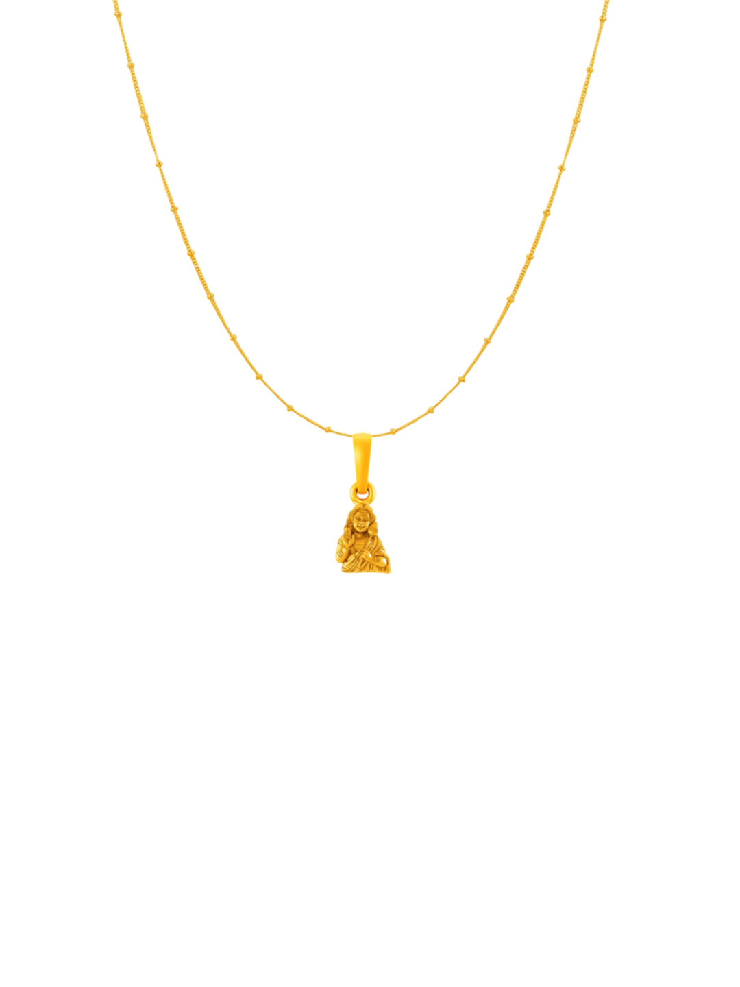 AKSHAT SAPPHIRE Kartikeya Pendant Gold-Plated Pendants with Chains