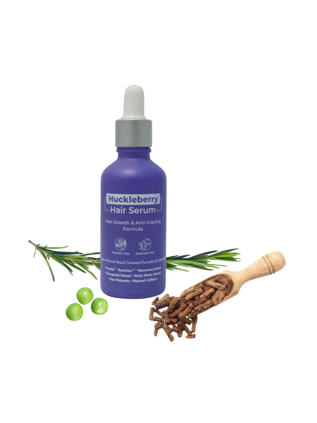 HUCKLEBERRY Hair Growth Serum With Rosemary - 50 ml