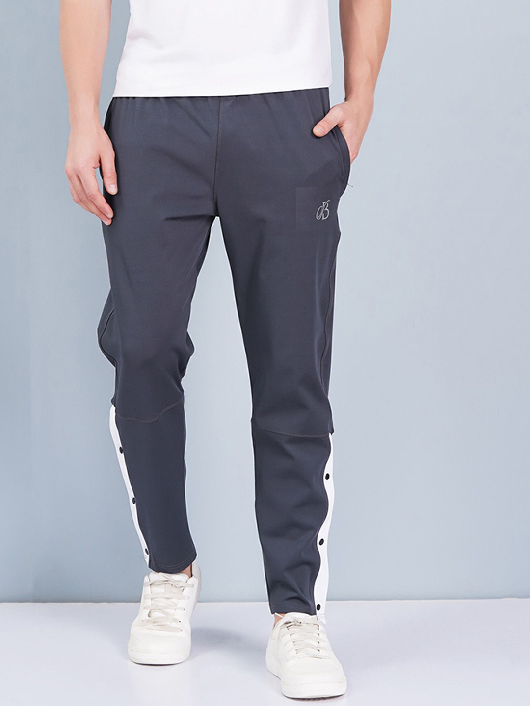 BRILLCO BIZZ Men Mid Rise Slim-Fit Track Pants