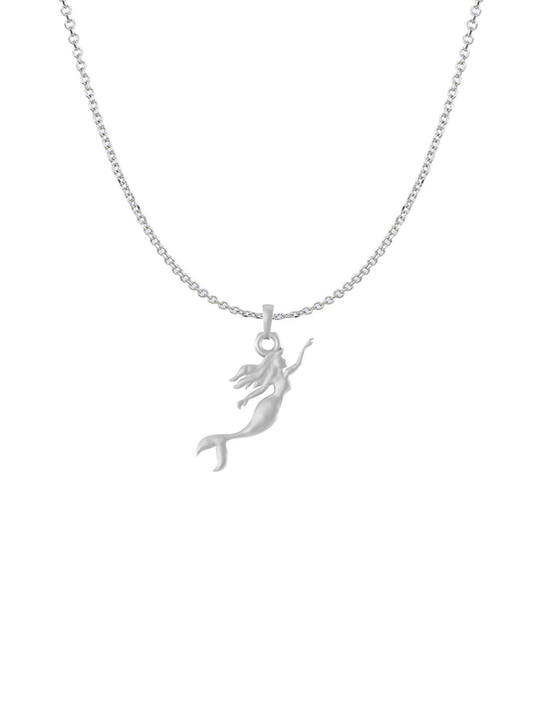 AKSHAT SAPPHIRE Women Contemporary Mermaid Pendants with Chains