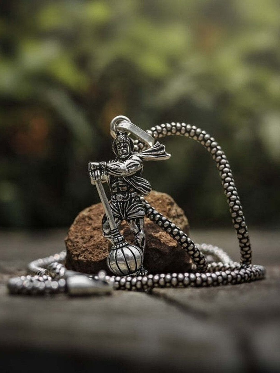 J.S ENTERPRISES Hanuman Ji Pendant with Chain