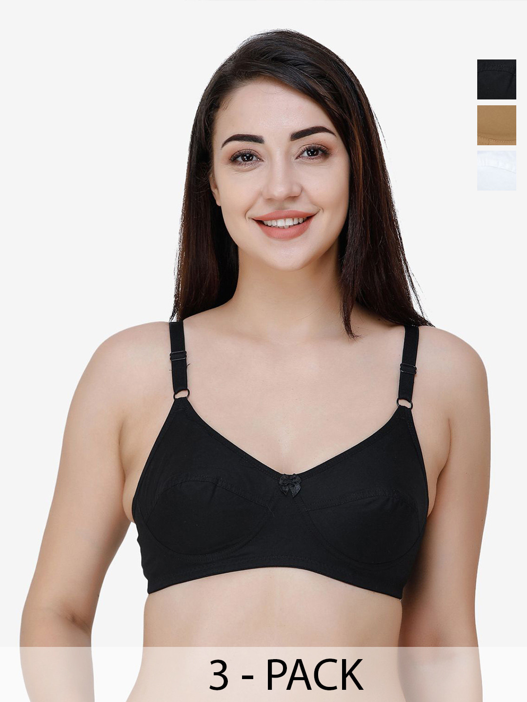 College Girl Seamed Non Padded 100% Cotton Everyday Bra