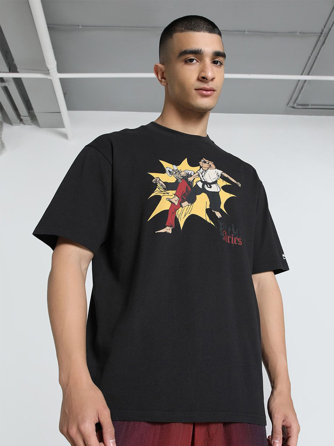 Puma x Aries Arise Relaxed Fit Graphic T Shirt