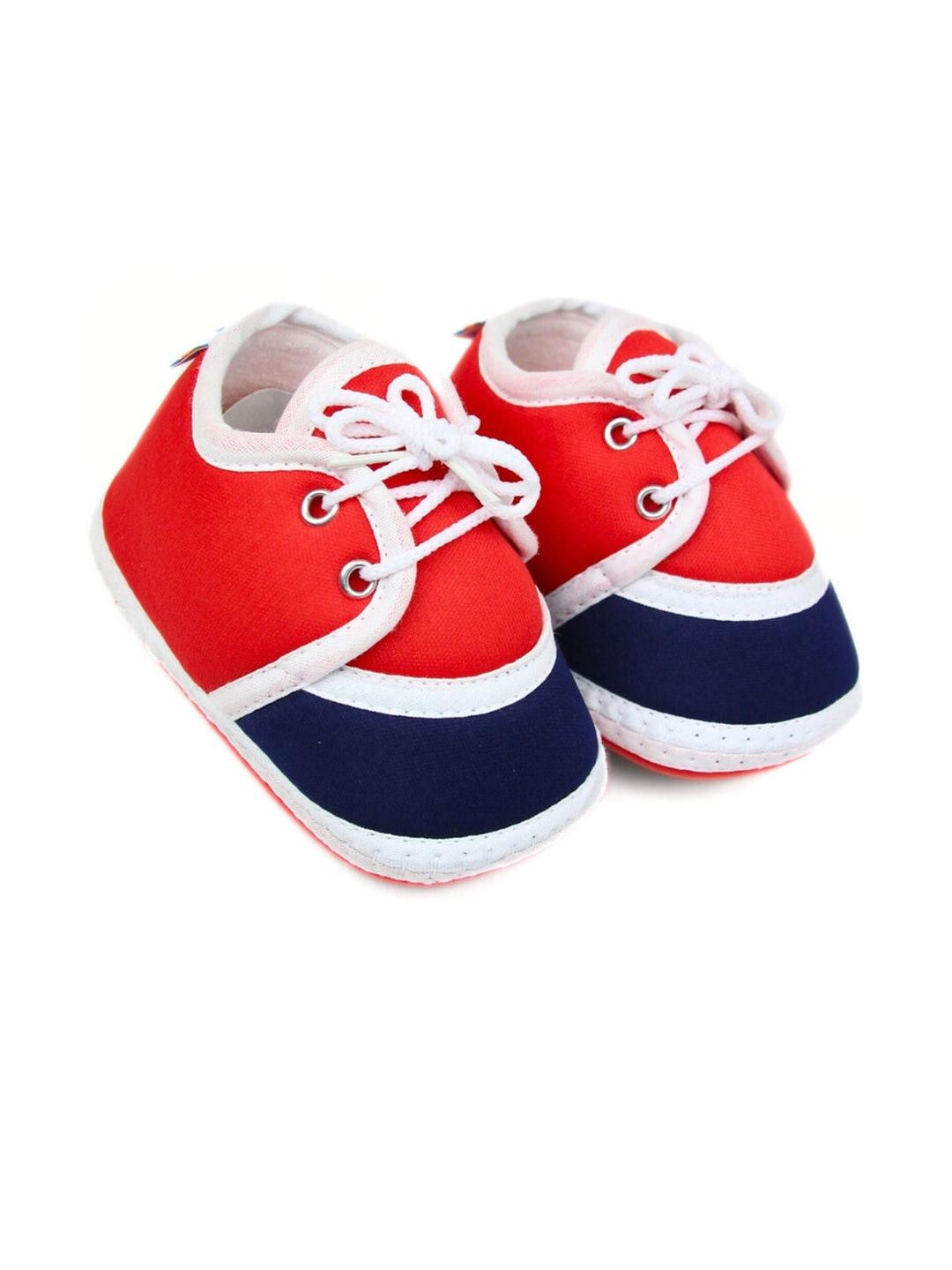 NESKA MODA 3 To 12 Months Infants Cute Soft Cotton Pre-Walker Lace Plain Booties