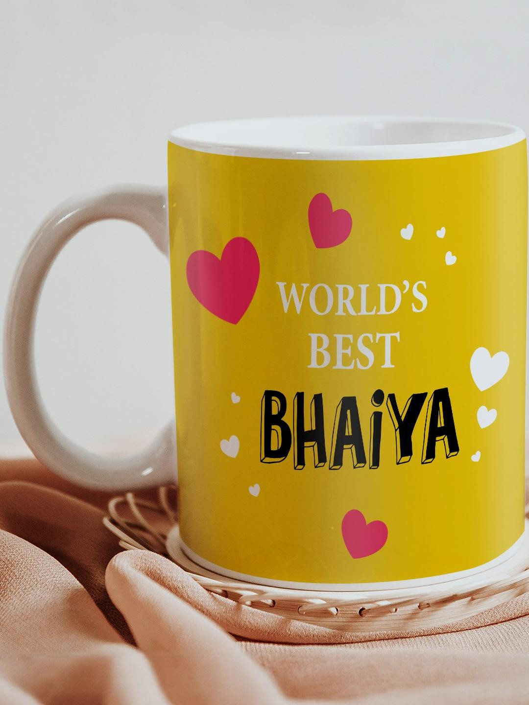 SKYTRENDS Coffee Time Multicoloured Typography Ceramic Microwave Safe Mug-325ml