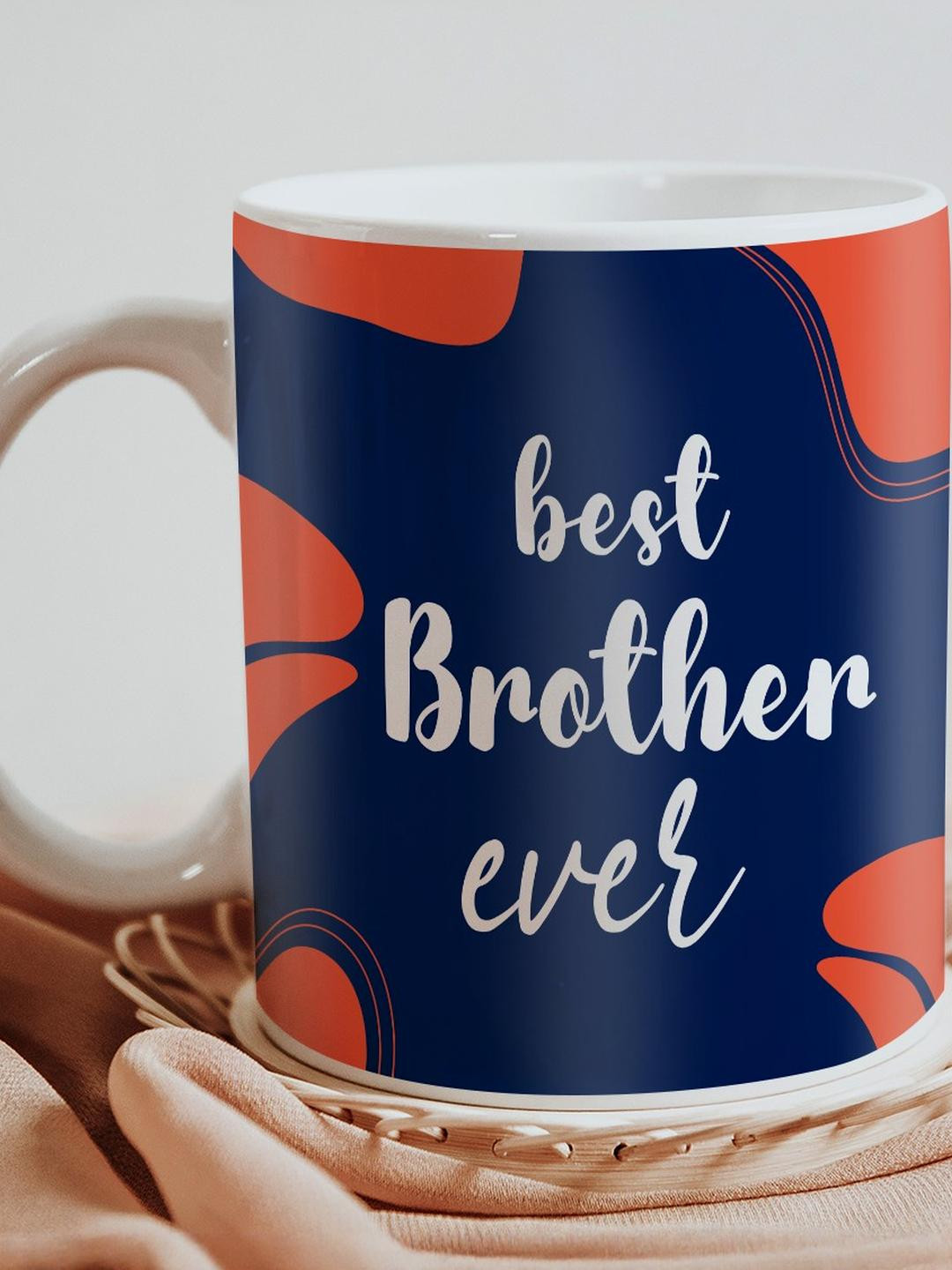 SKYTRENDS Delhi Doodle Artwork Multicoloured Typography Ceramic Handmade Mug-320ml