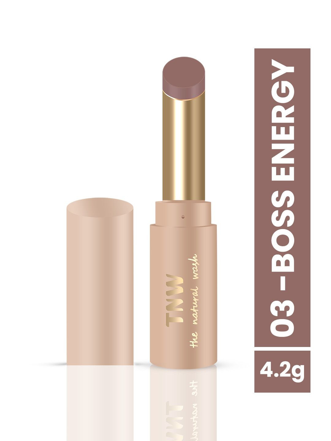 TNW the natural wash Longstay Powdery Mousse Semi Matte Lipstick 4.2 g - Boss Energy-03