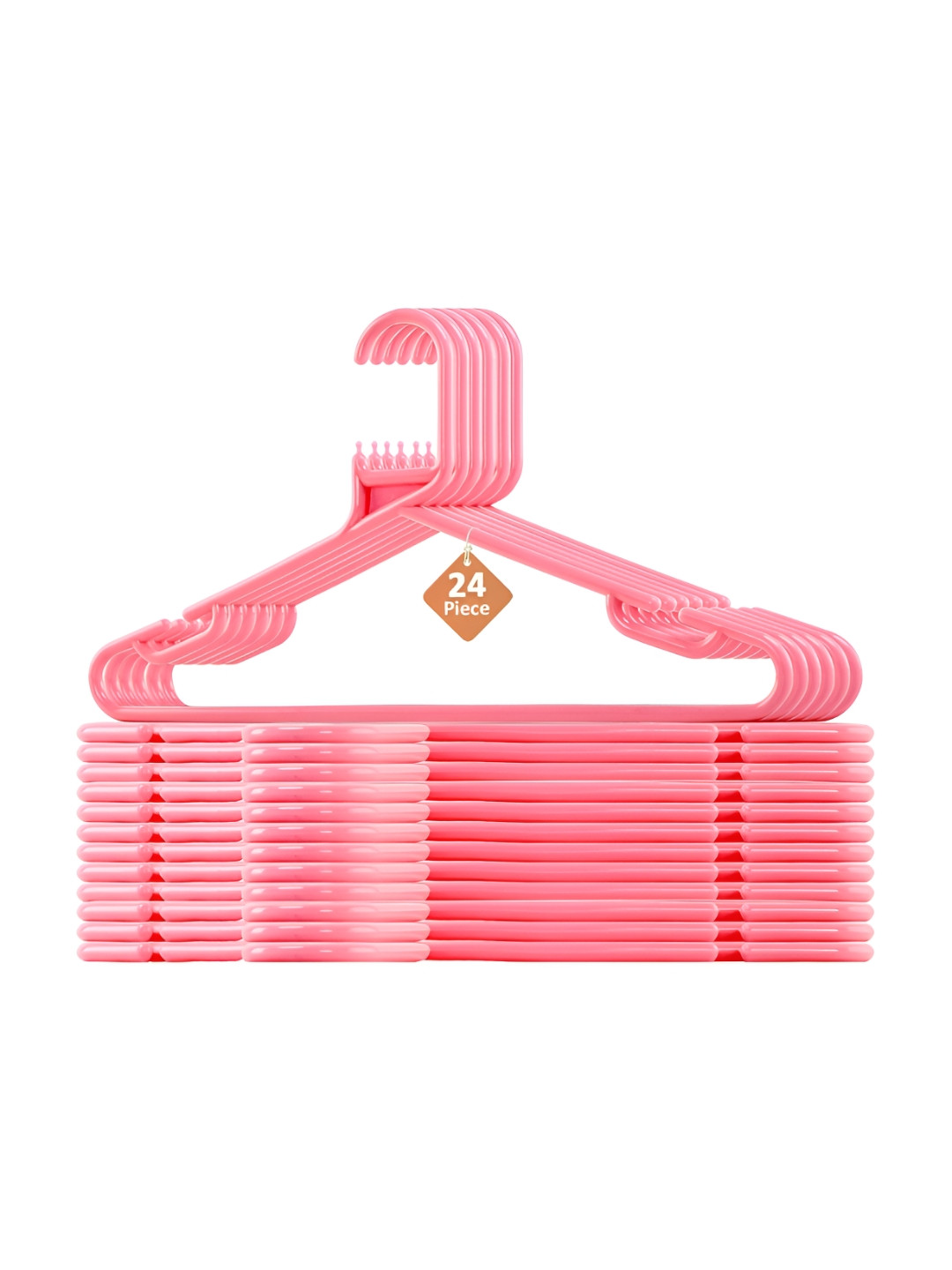 Aura 24-Pcs Pink Clothes Hangers For Wardrobe