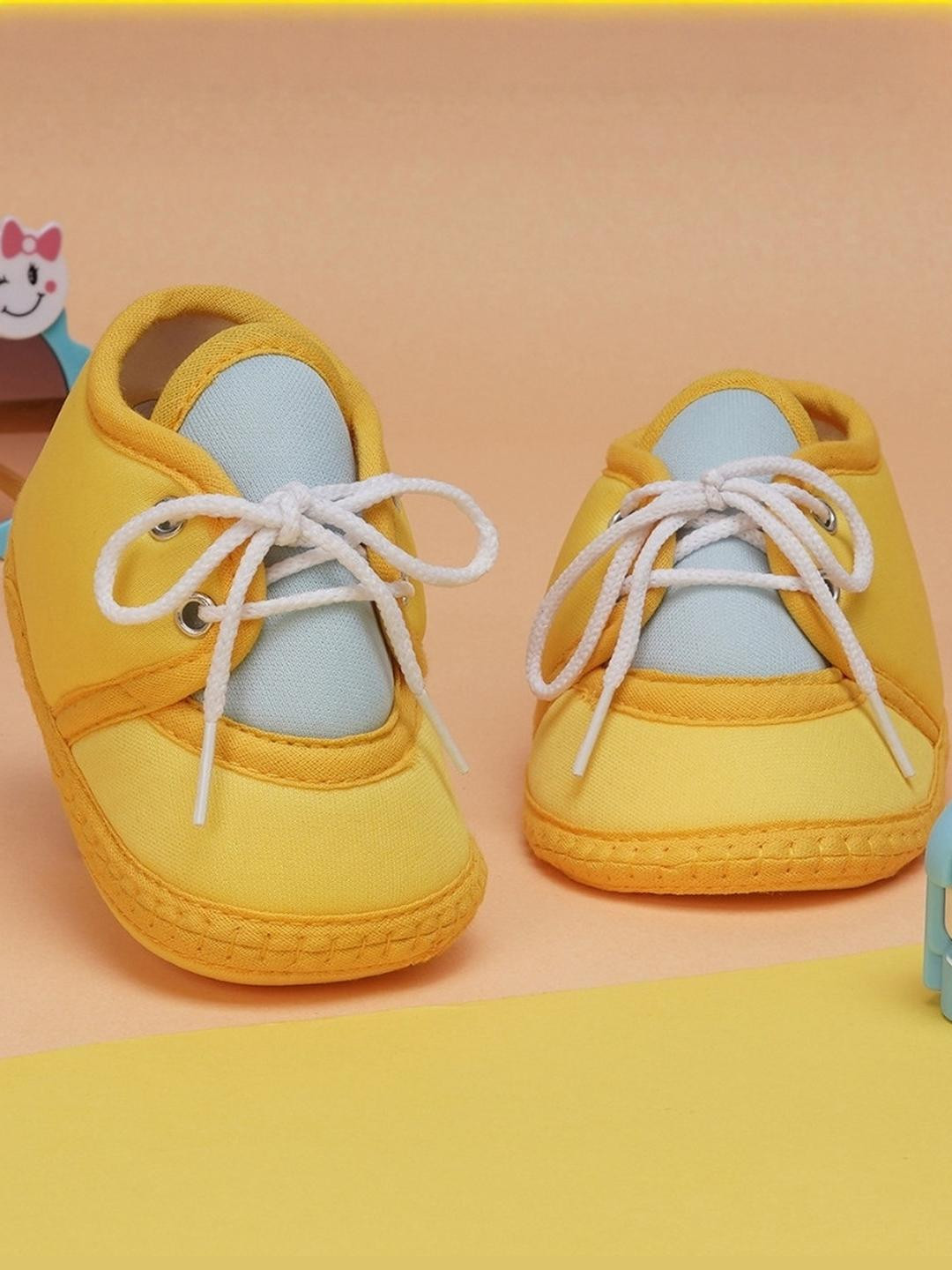 NESKA MODA 6 To 12 Months Infants Cute Soft Cotton Pre-Walker Lace Booties