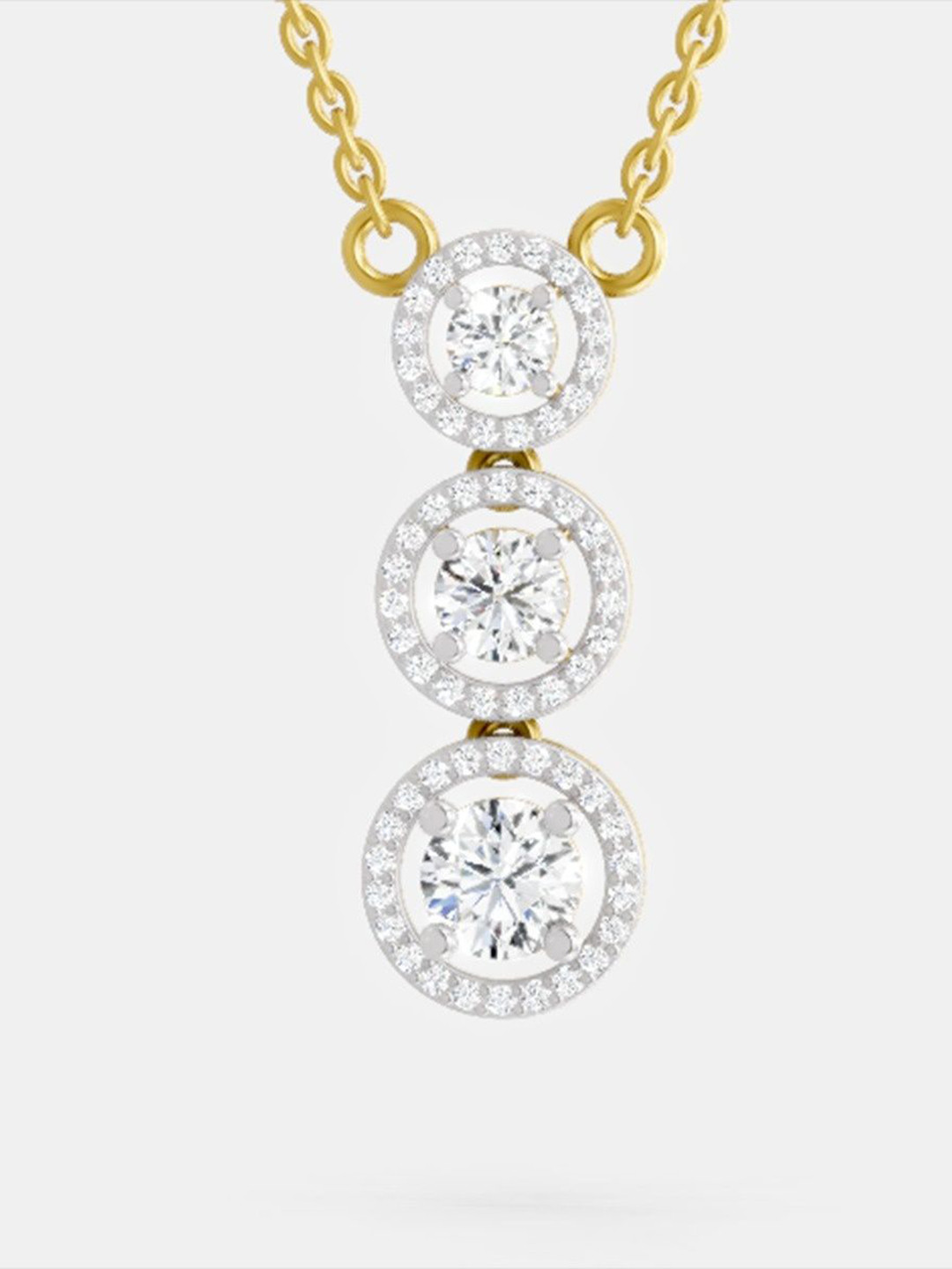 Sparkles 14KT Necklace And Chains Diamond 1.43 Carat
