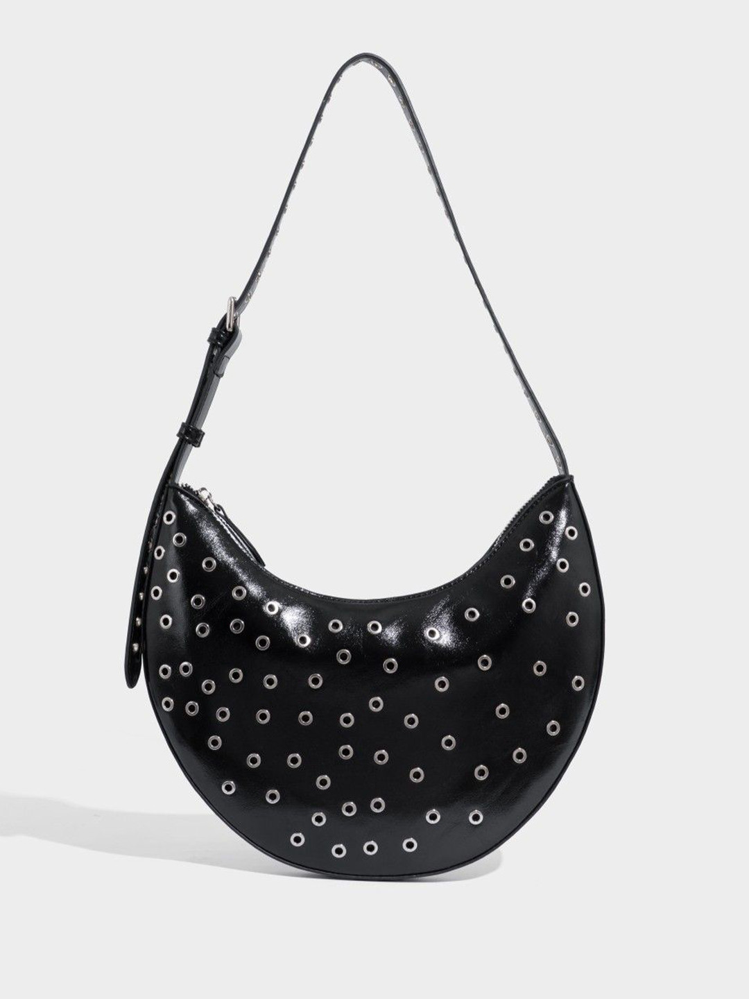 RAVE Printed Half Moon Hobo Bag