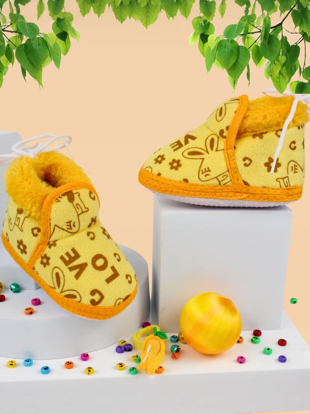 NESKA MODA 6 To 12 Month Animal Print Baby Booties