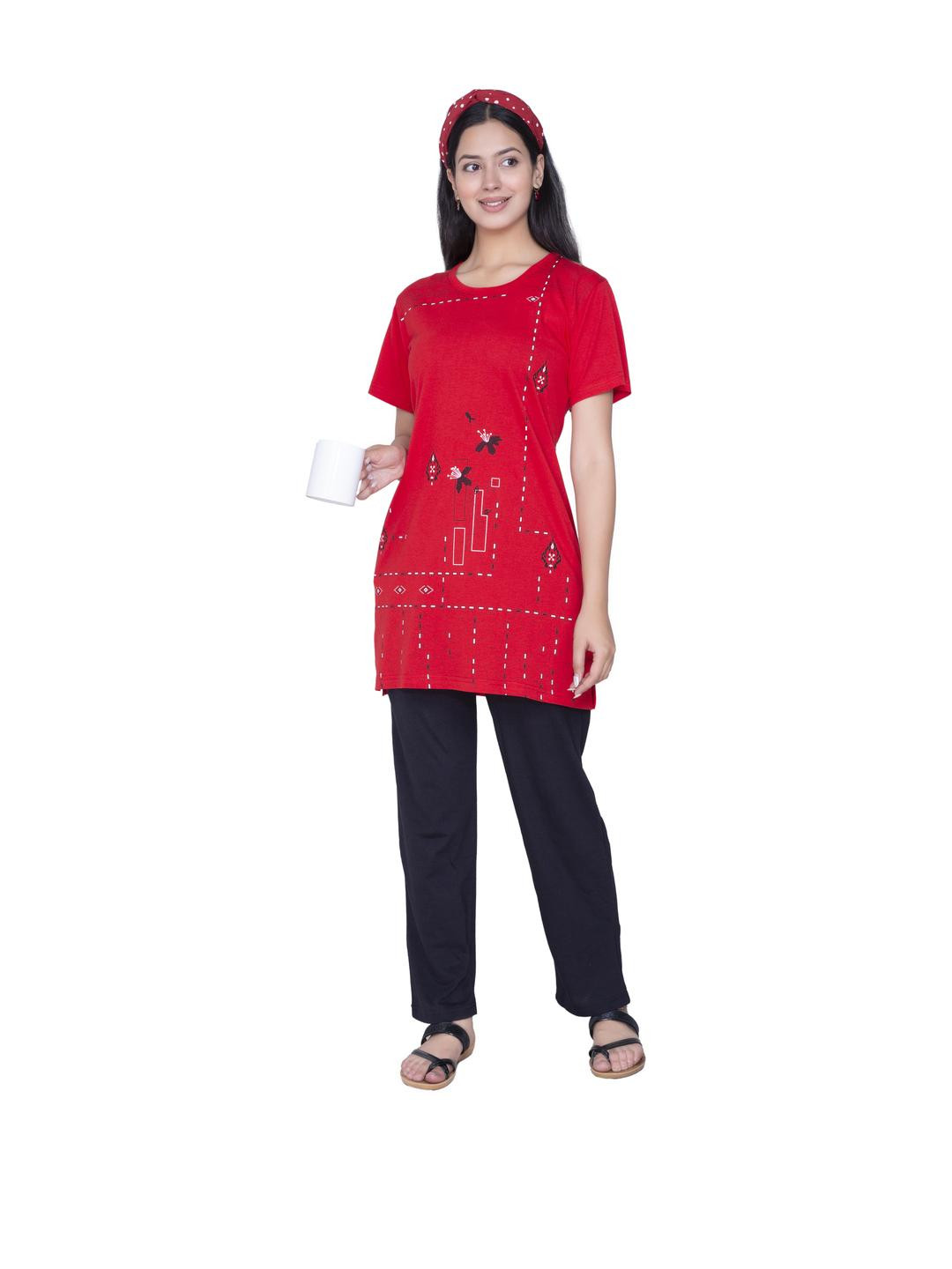 AWIBE Women Printed Night suit