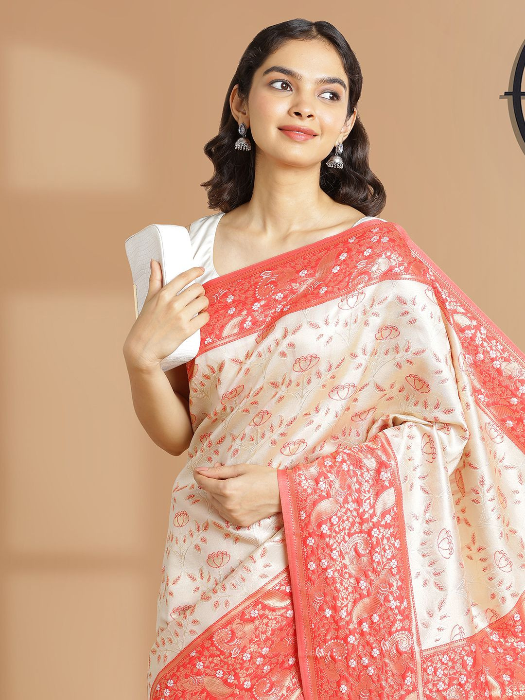Kalyan Silks Ethnic Motifs Woven Design Zari Saree