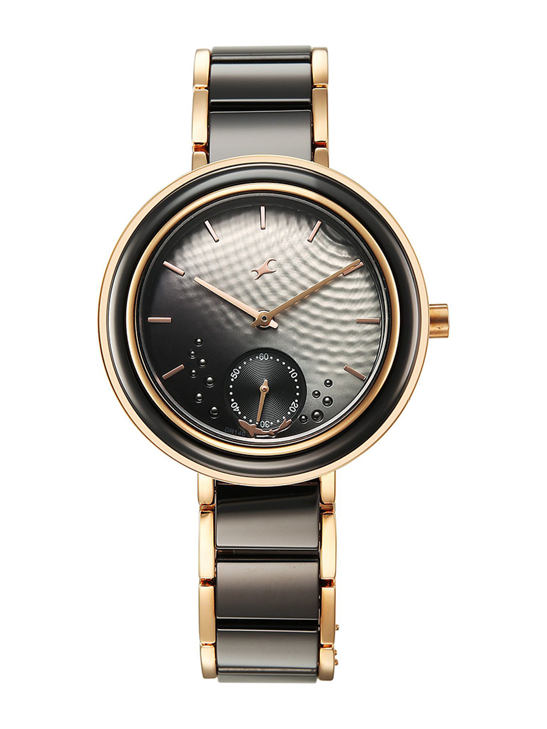 Fastrack Oceanyx - Ceramic Quartz Round Dial Women's Watch - 6315KD03