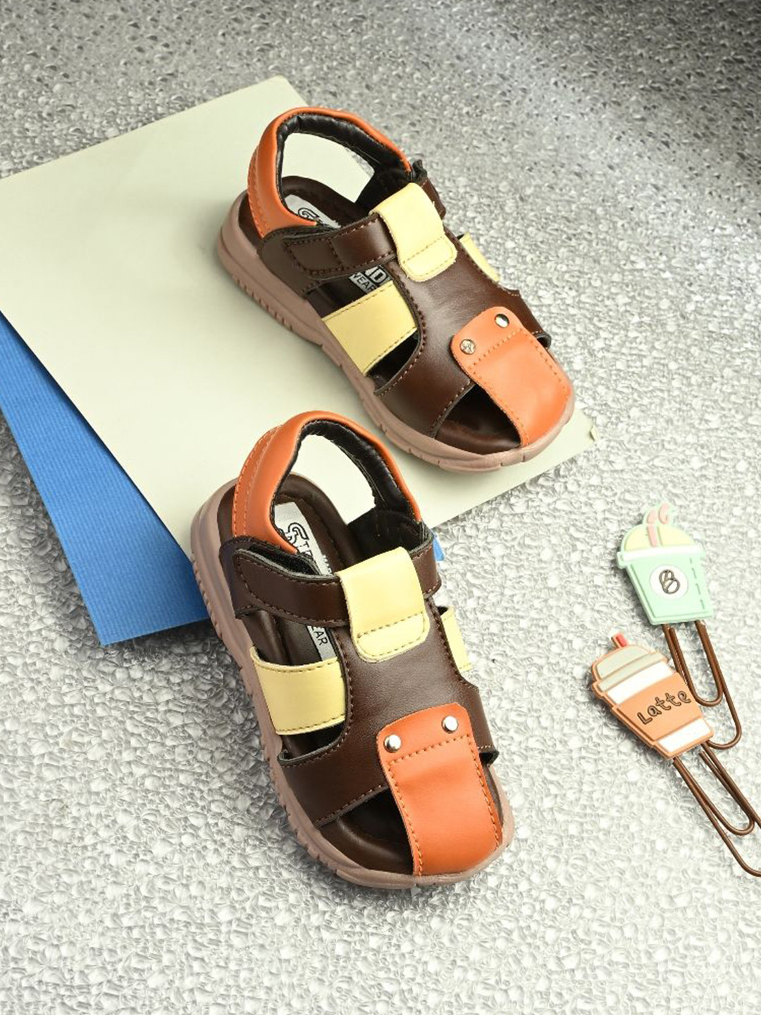STEFENS Unisex Kids Casual Velcro Sandal