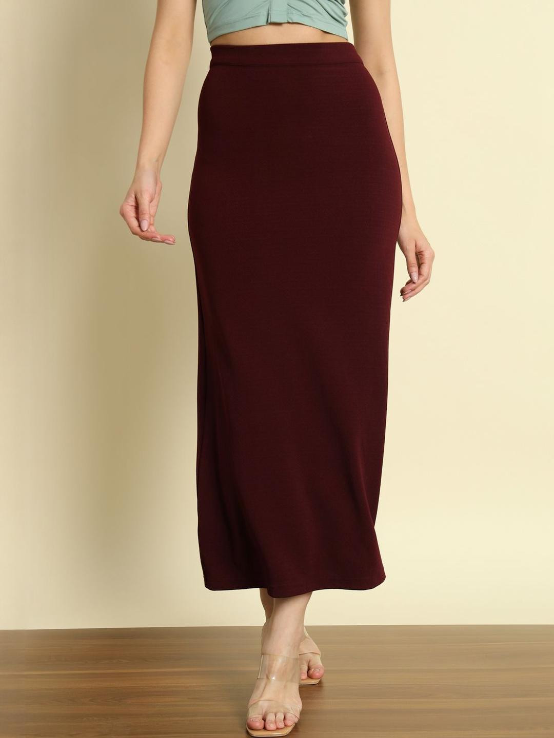 CORSICA Straight Fit Skirt with Slit