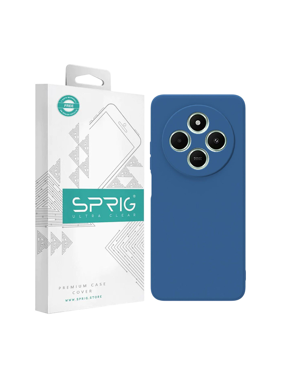 SPRIG POCO C75 TPU Matte Back Cover