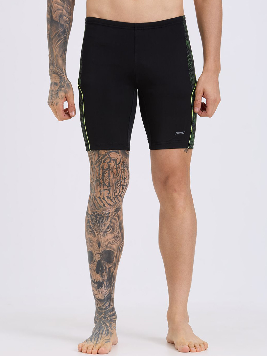 Black Panther Long Tights Trunk S 323-BLACK