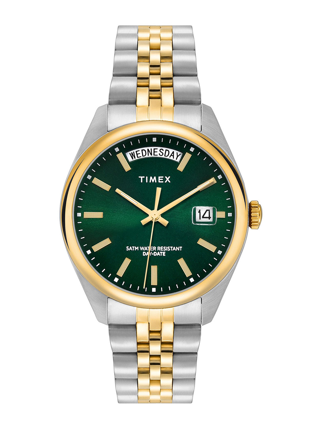 Timex Legacy Round 21mm Green Dial Analog Women Watch - TWEL21400