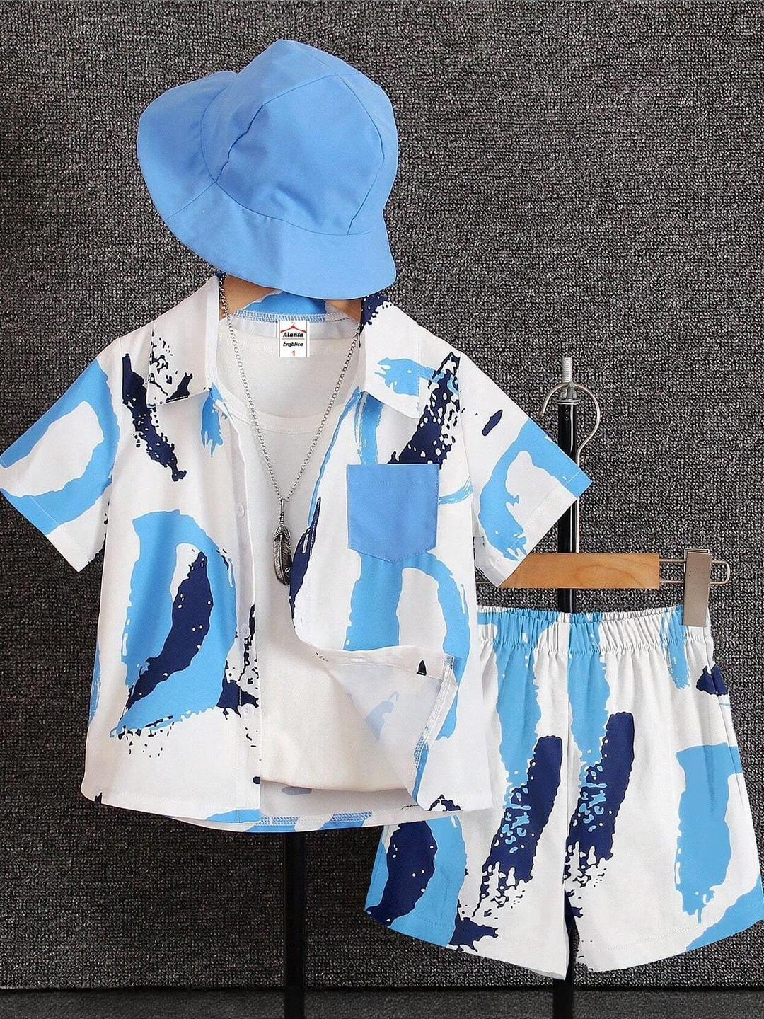 ALANTA Kids-Unisex White Clothing Set