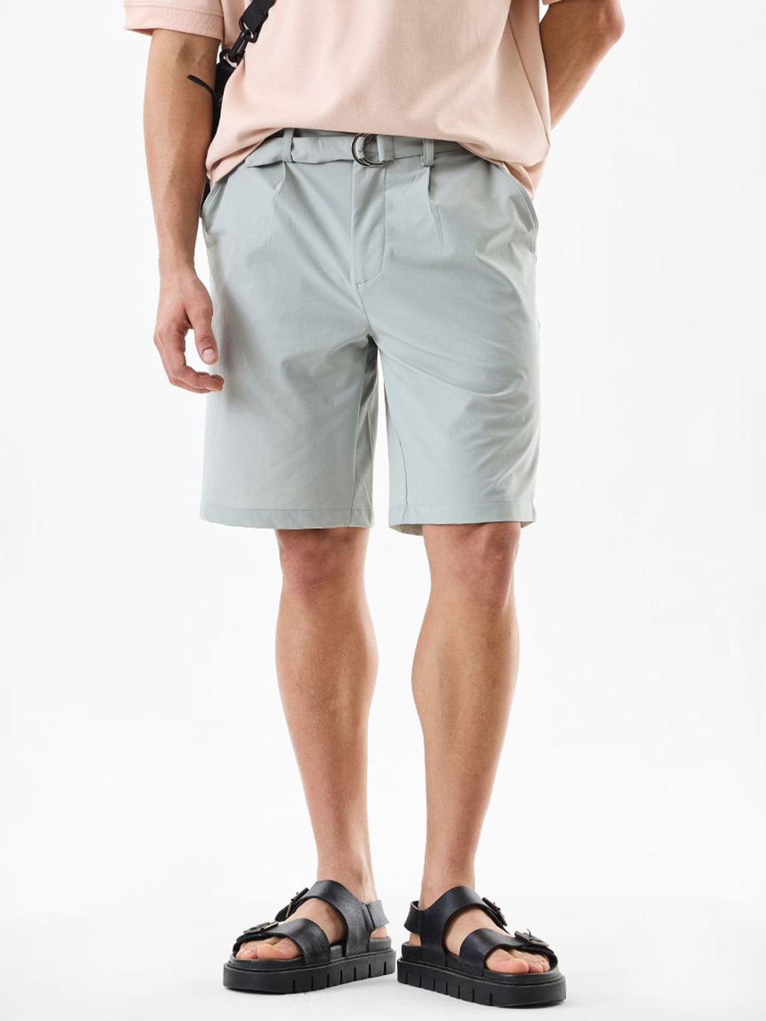 Snitch Men Regular Fit Chino Shorts