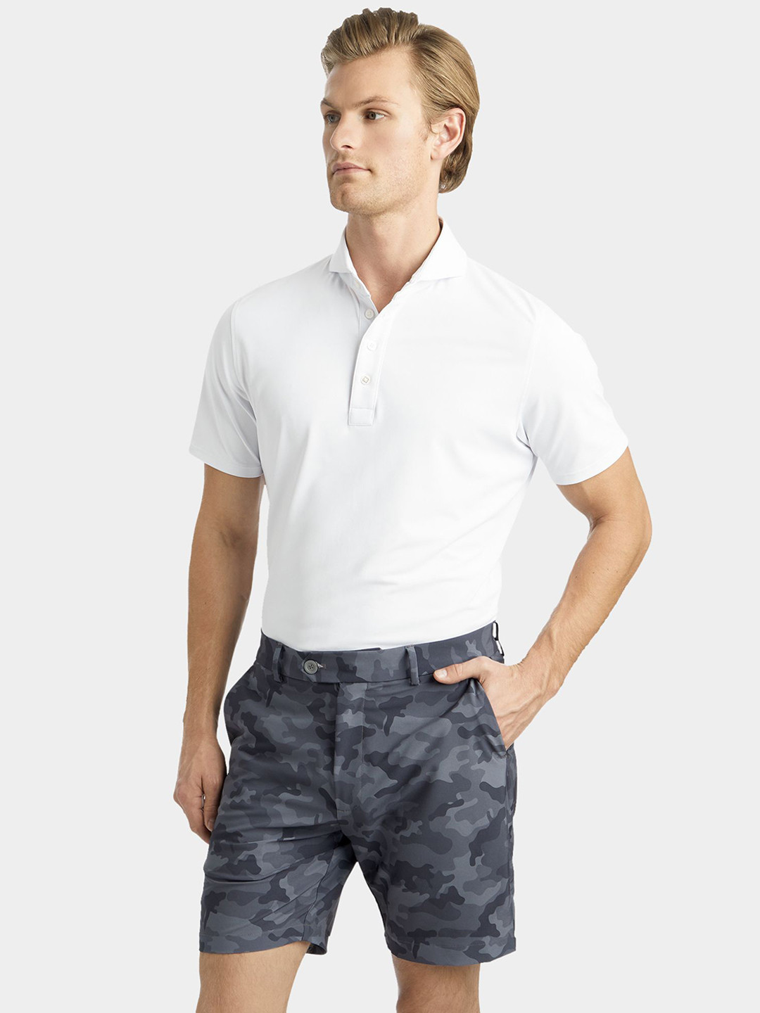 Gfore Men Camouflage Printed Golf Sports Shorts