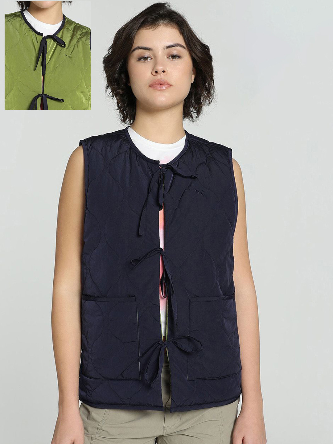 Puma Women Yona Relaxed Fit Reversible Vest