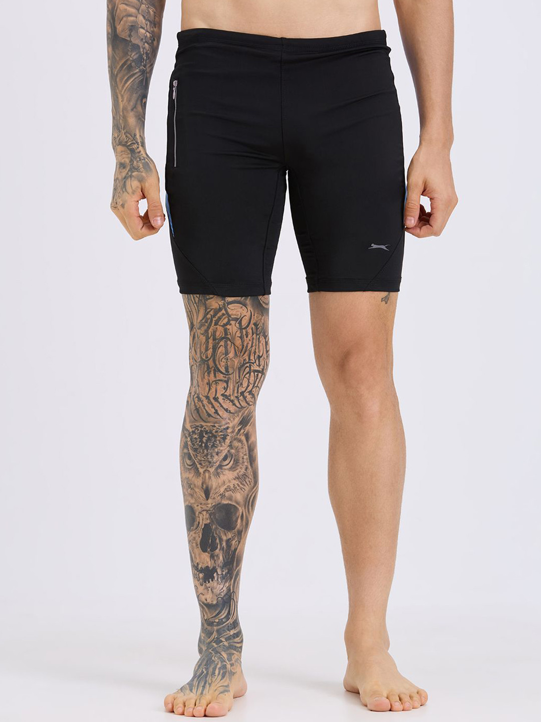 Black Panther Long Tights Trunk S 313-BLACK