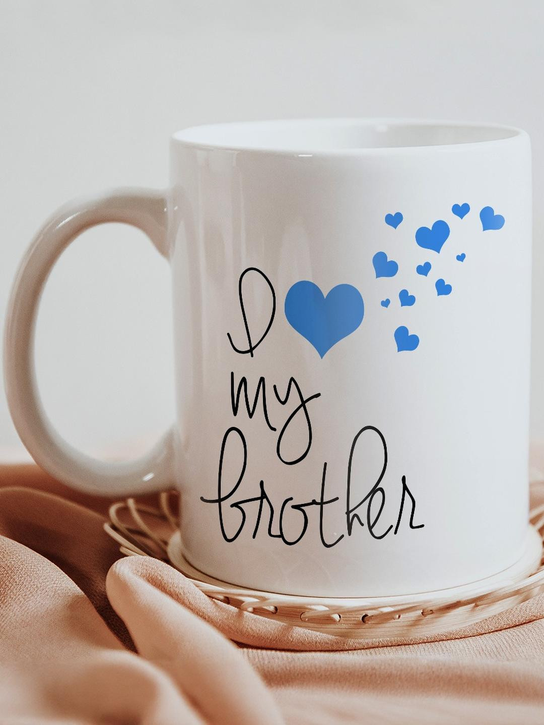 SKYTRENDS Lady Love Multicoloured Typography Ceramic Handmade Mug-325ml