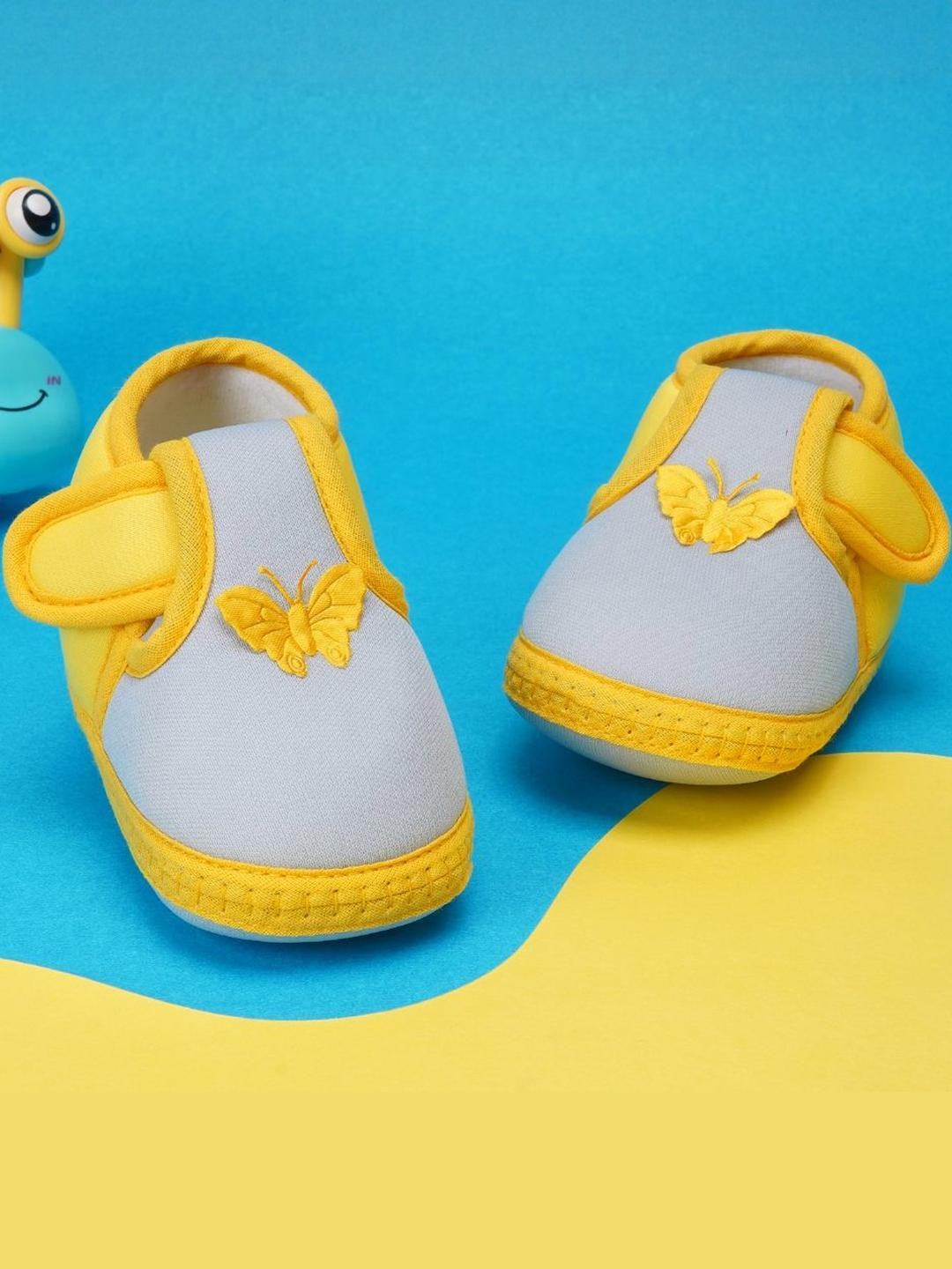 NESKA MODA Kids Grey Cotton Booties