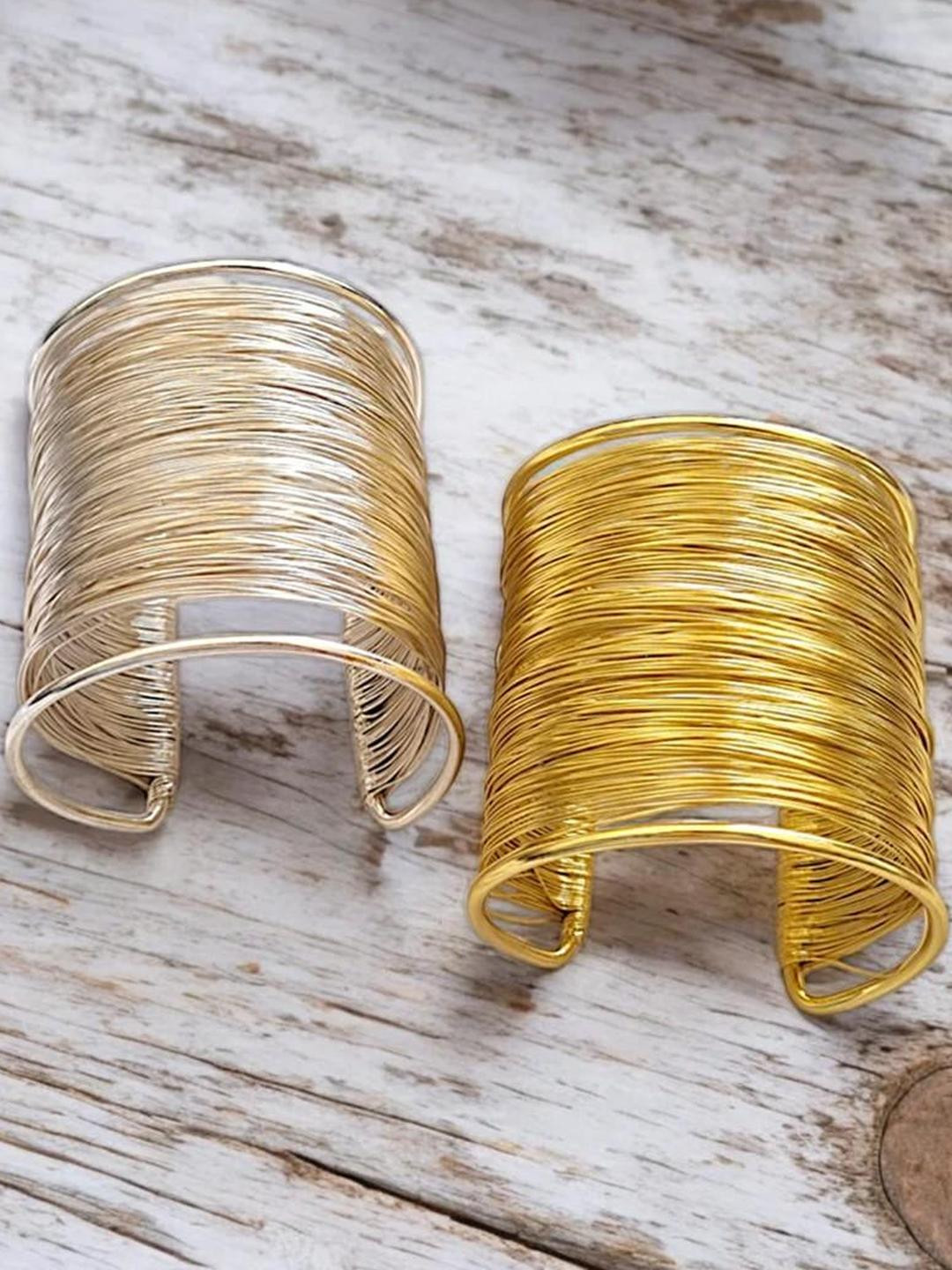 DENICRAAS Pack of 2  Women's Cuff Bracelet