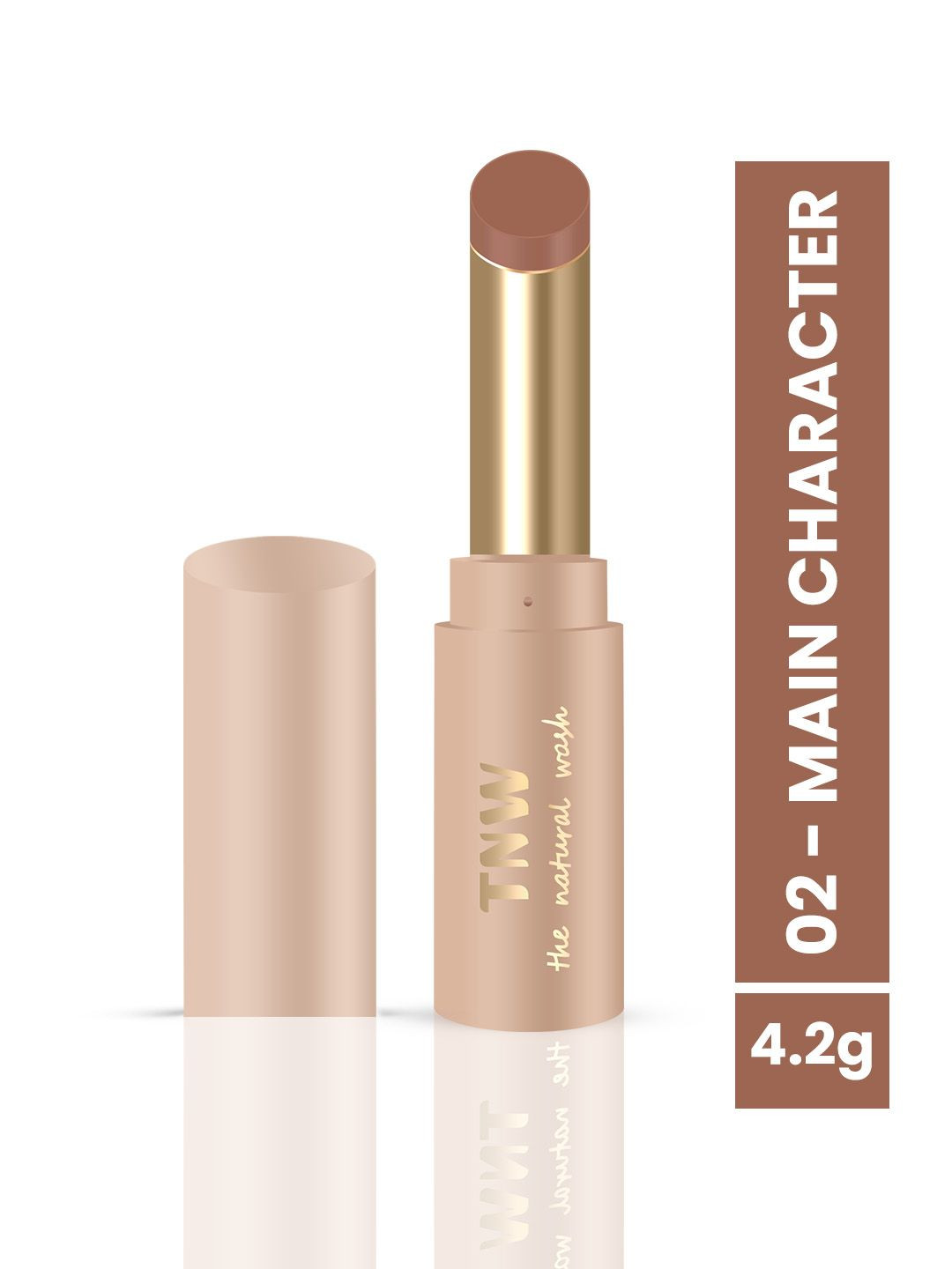TNW the natural wash Longstay Powdery Mousse Semi Matte Lipstick 4.2 g- Main Character-02