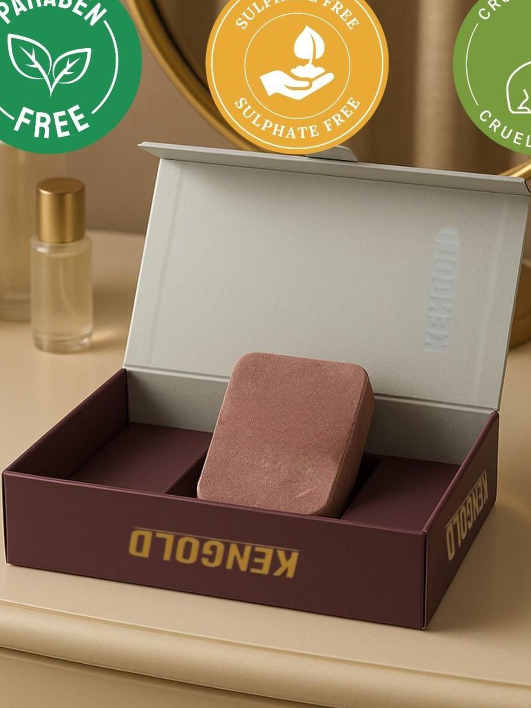 KENGOLD Set Of 2 Anti Acne Bath Soap - 75 g Each