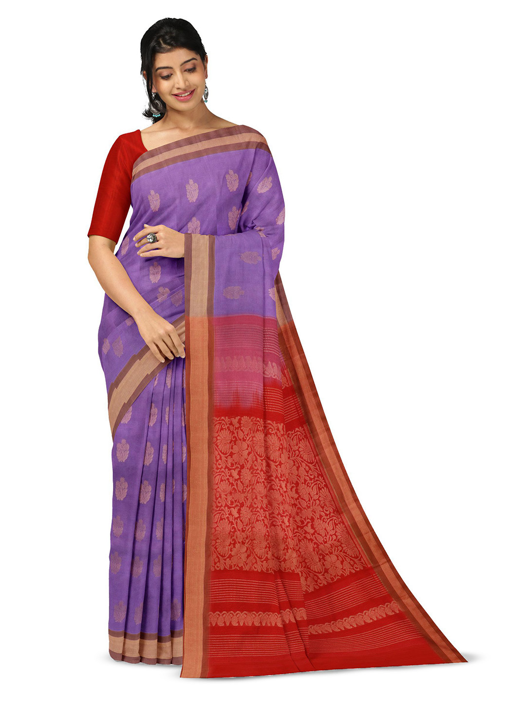APCO Madhavarma Woven Design Pure Cotton Saree