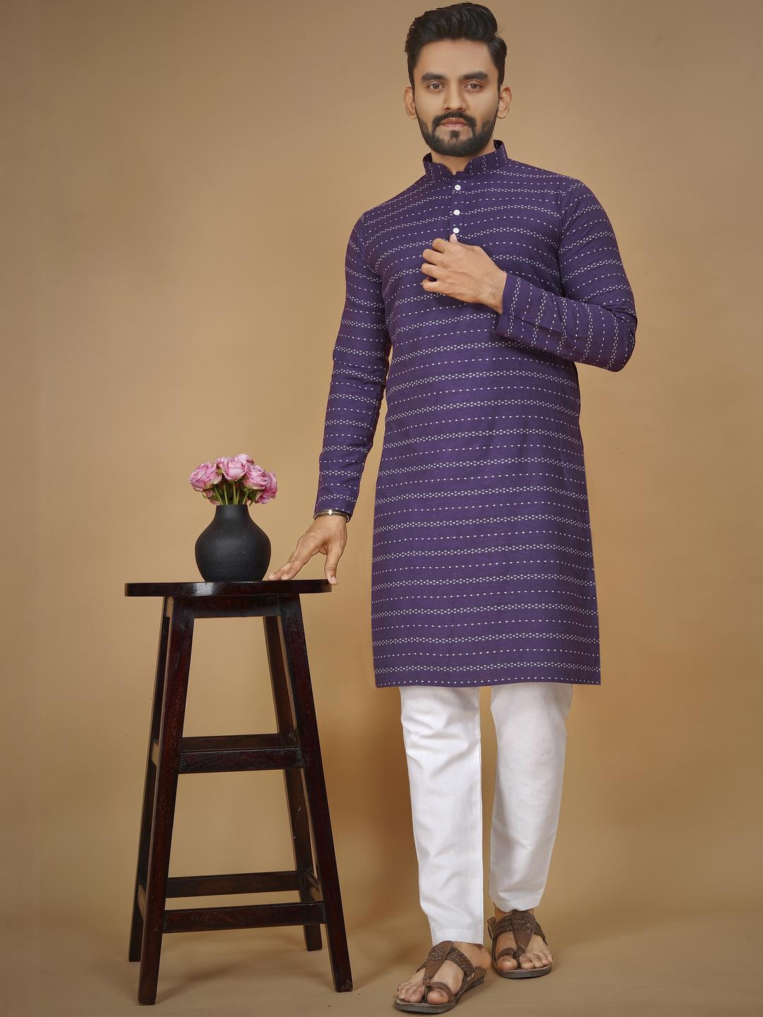 Premium Soft Cotton Weave Kurta Pajama set