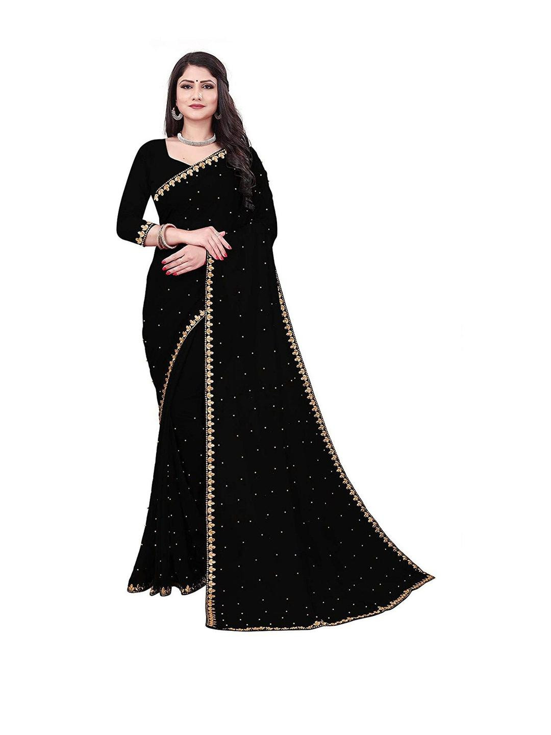 Moda Rapido Embellished Beads and Stones Art Silk Saree